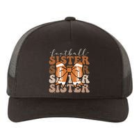 Football Sister Vintage Sport Lover Sister Mothers Day Yupoong Adult 5-Panel Trucker Hat