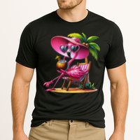 Flamingo Summer Vibes Beach Palm Tree Summer Vacation Performance Shirt