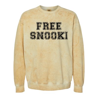 Free Snooki Vintage Design Colorblast Crewneck Sweatshirt