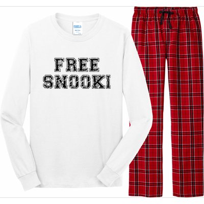 Free Snooki Vintage Design Long Sleeve Pajama Set