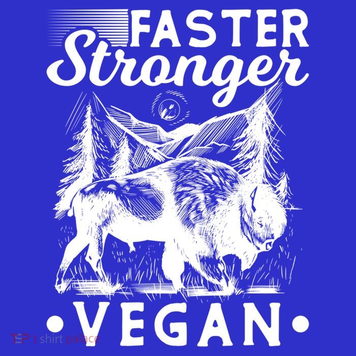 Faster Stronger Vegan Fitness Bison Vegetarian Gift Baby Bodysuit