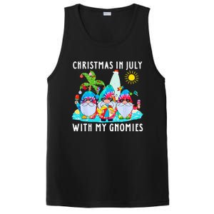 Funny Summer Vacation Gnomies Gnomes For Christmas In July PosiCharge Competitor Tank