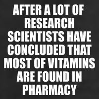 Funny Scientist Vitamins Pharmacy 11oz C Handle Ceramic Mug