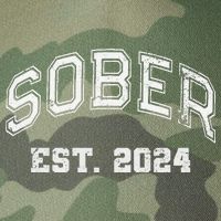 Funny Sober Varsity Est. 2024 Sobriety Celebrate Recovery Aa Legacy Tie Dye Trucker Hat