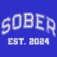 Funny Sober Varsity Est. 2024 Sobriety Celebrate Recovery Aa 16 in Basic Backpack