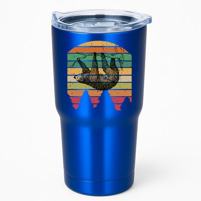 Funny Sloth Vintage Retro Pine Tree Sloths Gift Tumbler