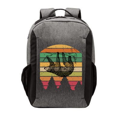 Funny Sloth Vintage Retro Pine Tree Sloths Gift Vector Backpack