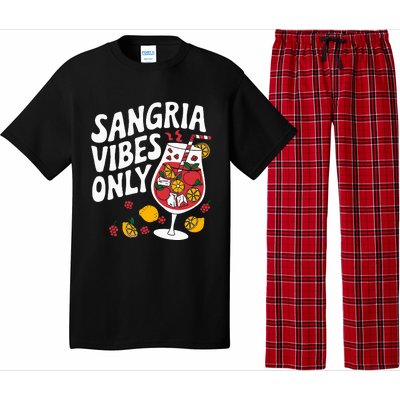 Funny Sangria Vibes Only Pajama Set