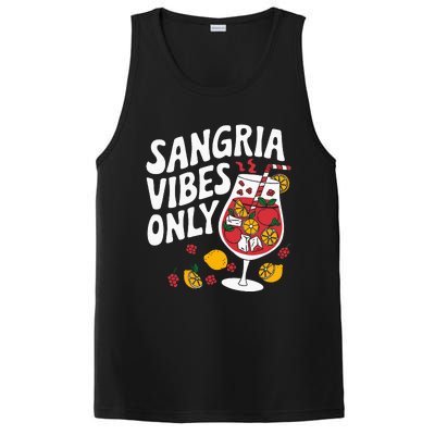 Funny Sangria Vibes Only PosiCharge Competitor Tank