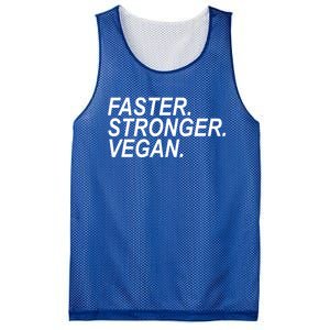 Faster Stronger Vegan Cute Gift Mesh Reversible Basketball Jersey Tank