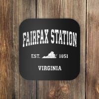 Fairfax Station Virginia Va Vintage Sports Coaster