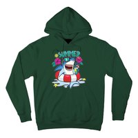 Funny Summer Vibe Vacation Shark Hoodie