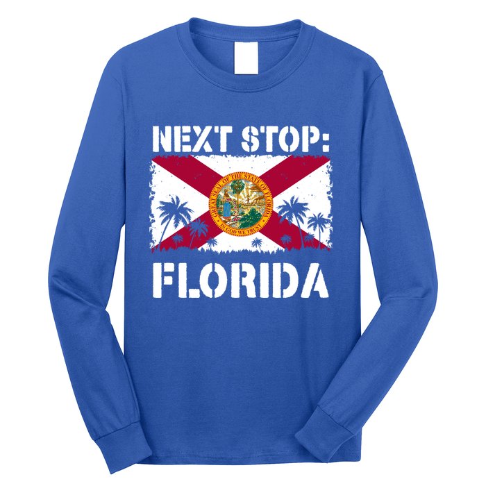 Florida Summer Vacation Trip Next Stop Vacay Vibes Souvenir Gift Long Sleeve Shirt