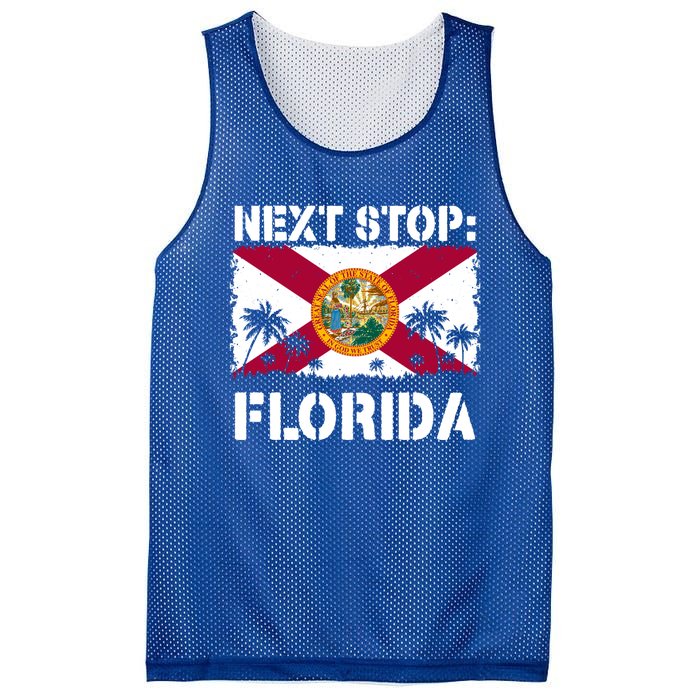 Florida Summer Vacation Trip Next Stop Vacay Vibes Souvenir Gift Mesh Reversible Basketball Jersey Tank