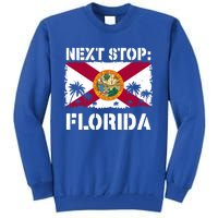 Florida Summer Vacation Trip Next Stop Vacay Vibes Souvenir Gift Tall Sweatshirt