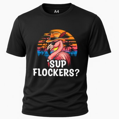 Flamingo Sunglasses Vacation Tropical Flock 70s 80s 90s Gift Performance Shirt