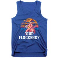 Flamingo Sunglasses Vacation Tropical Flock 70s 80s 90s Gift Tank Top