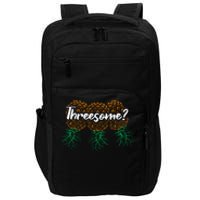 Funny Swingers Vintage Threesome Impact Tech Backpack