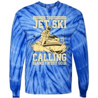 Funny Sports Water Skiing Rides Motorsports Great Gift Tie-Dye Long Sleeve Shirt