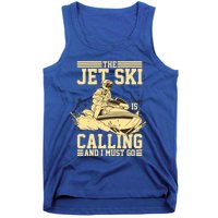 Funny Sports Water Skiing Rides Motorsports Great Gift Tank Top