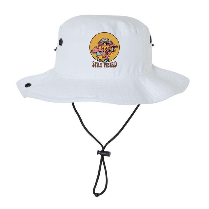 Funny Stay Weird Mushroom Meme Legacy Cool Fit Booney Bucket Hat