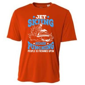 Funny Sports Water Skiing Rides Motorsports Gift Cooling Performance Crew T-Shirt