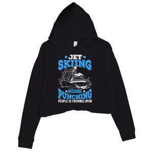 Funny Sports Water Skiing Rides Motorsports Gift Crop Fleece Hoodie