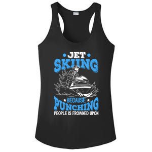 Funny Sports Water Skiing Rides Motorsports Gift Ladies PosiCharge Competitor Racerback Tank