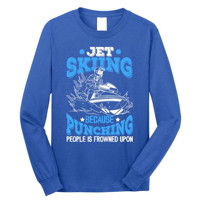 Funny Sports Water Skiing Rides Motorsports Gift Long Sleeve Shirt