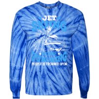 Funny Sports Water Skiing Rides Motorsports Gift Tie-Dye Long Sleeve Shirt