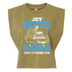 Funny Sports Water Skiing Rides Motorsports Gift Garment-Dyed Women's Muscle Tee