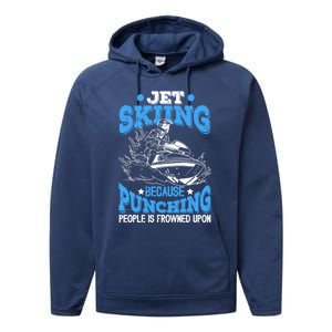 Funny Sports Water Skiing Rides Motorsports Gift Performance Fleece Hoodie