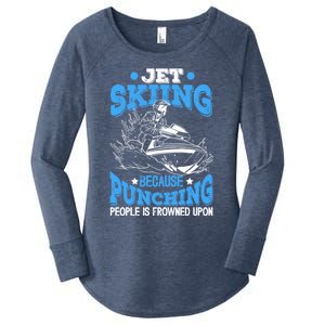 Funny Sports Water Skiing Rides Motorsports Gift Women's Perfect Tri Tunic Long Sleeve Shirt