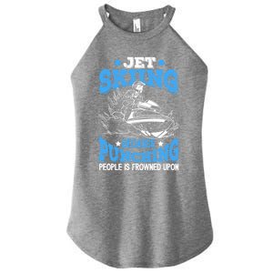 Funny Sports Water Skiing Rides Motorsports Gift Women's Perfect Tri Rocker Tank