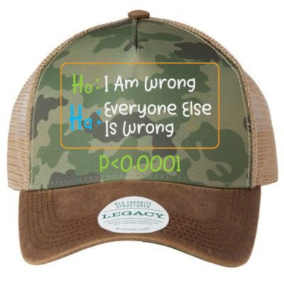 Funny Statistics Word Game Ich Bin Falsch, Alle Anderen Legacy Tie Dye Trucker Hat