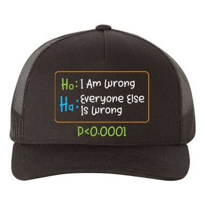 Funny Statistics Word Game Ich Bin Falsch, Alle Anderen Yupoong Adult 5-Panel Trucker Hat