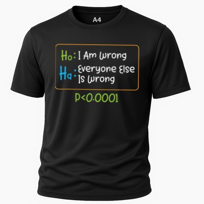 Funny Statistics Word Game Ich Bin Falsch, Alle Anderen Performance Shirt
