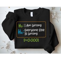 Funny Statistics Word Game Ich Bin Falsch, Alle Anderen Sweatshirt