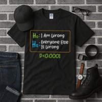 Funny Statistics Word Game Ich Bin Falsch, Alle Anderen Tall T-Shirt