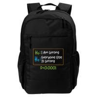 Funny Statistics Word Game Ich Bin Falsch, Alle Anderen Backpack