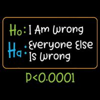 Funny Statistics Word Game Ich Bin Falsch, Alle Anderen Drawstring Bag