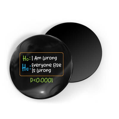 Funny Statistics Word Game Ich Bin Falsch, Alle Anderen Magnet