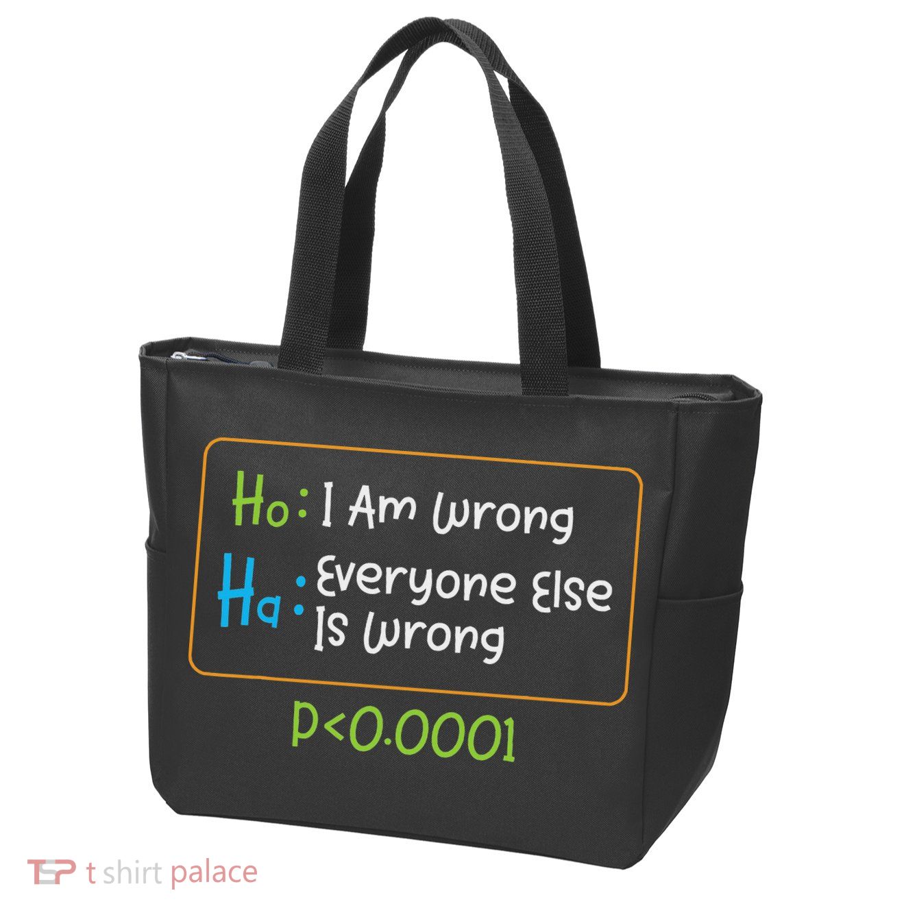 Funny Statistics Word Game Ich Bin Falsch, Alle Anderen Zip Tote Bag