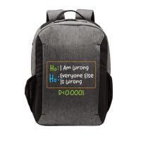 Funny Statistics Word Game Ich Bin Falsch, Alle Anderen Vector Backpack