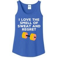 Funny Sarcastic Workout I Love The Smell Of Sweat And Regret Gift Ladies Essential Tank