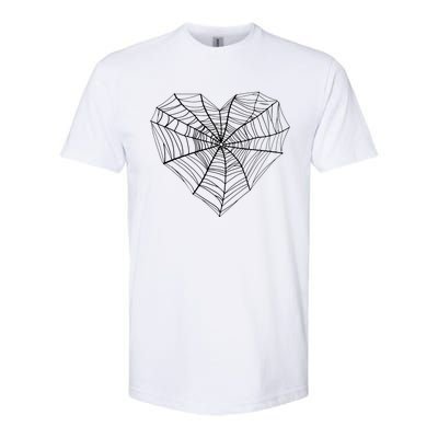 Funny Spider Web Design For Women Insect Web Lovers Softstyle CVC T-Shirt