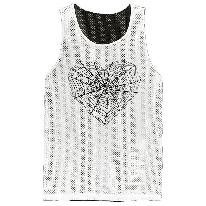 Funny Spider Web Design For Women Insect Web Lovers Mesh Reversible Basketball Jersey Tank