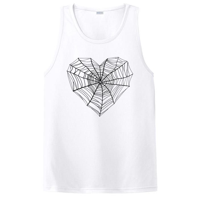 Funny Spider Web Design For Women Insect Web Lovers PosiCharge Competitor Tank