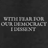Fahson Store With Fear For Our Democracy I Dissent 25L Jumbo Tote