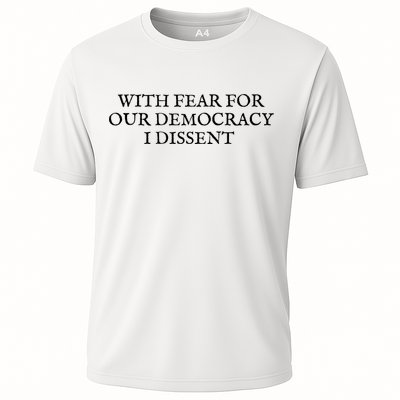 Fahson Store With Fear For Our Democracy I Dissent Performance Shirt